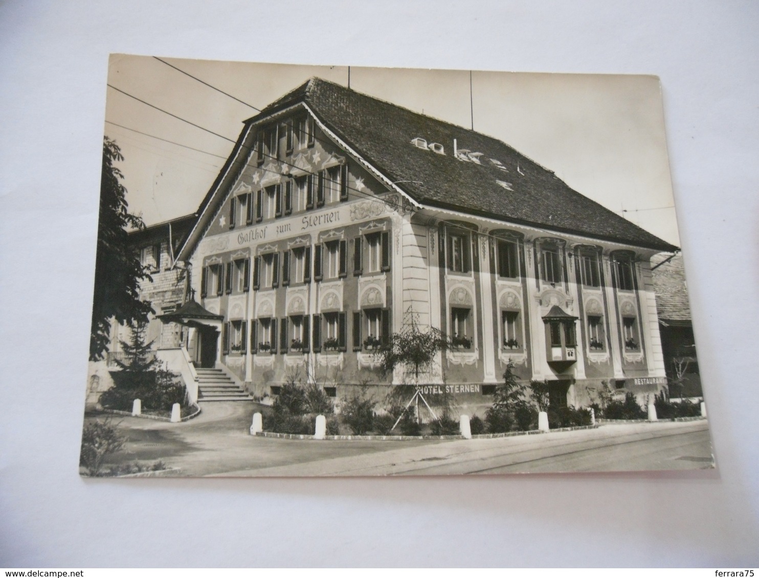 CARTOLINA  HOTEL STERNEN MENZIKEN - Menziken