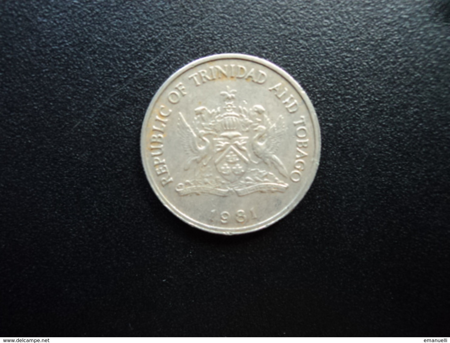 TRINITÉ ET TOBAGO : 25 CENTS   1981 FM      KM 32       SUP - Trinidad & Tobago