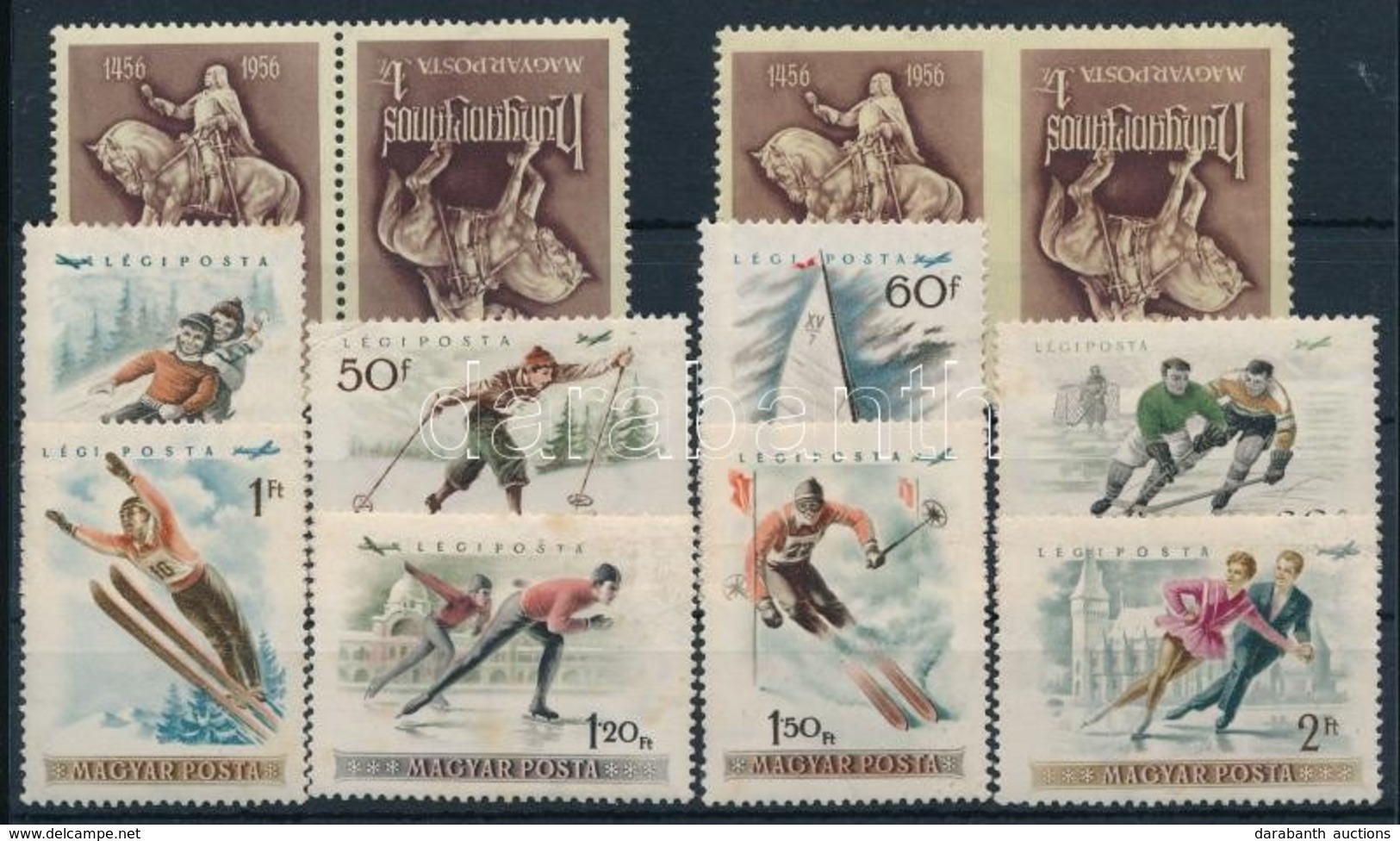 ** 1954-1956 Sorok és önálló Bélyegek 2 Stecklapon (16.800) - Other & Unclassified