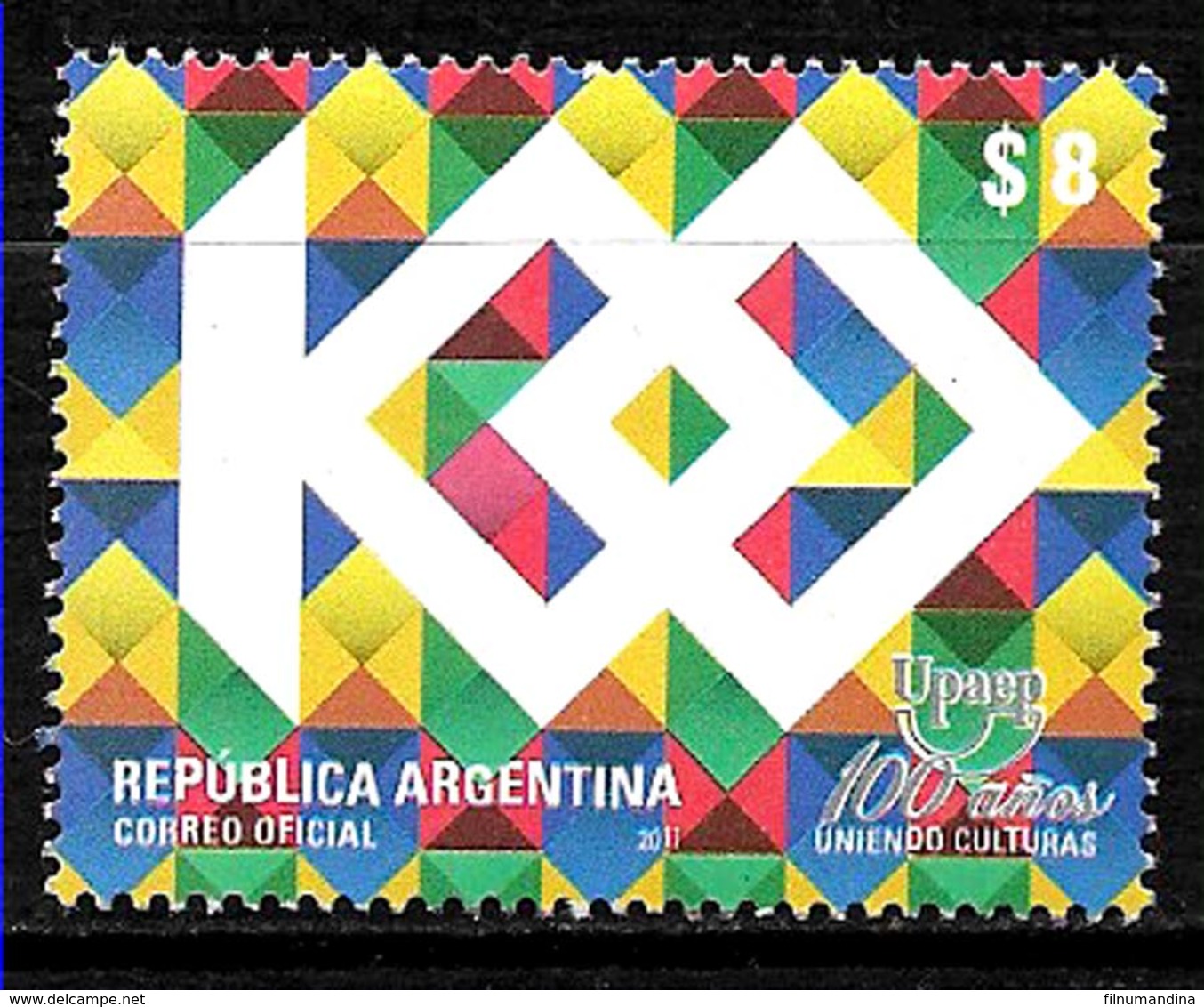 JLK-36 ARGENTINA ARGENTINE 2011 UPAEP CENTENARY YV 2898 MNH - Ungebraucht