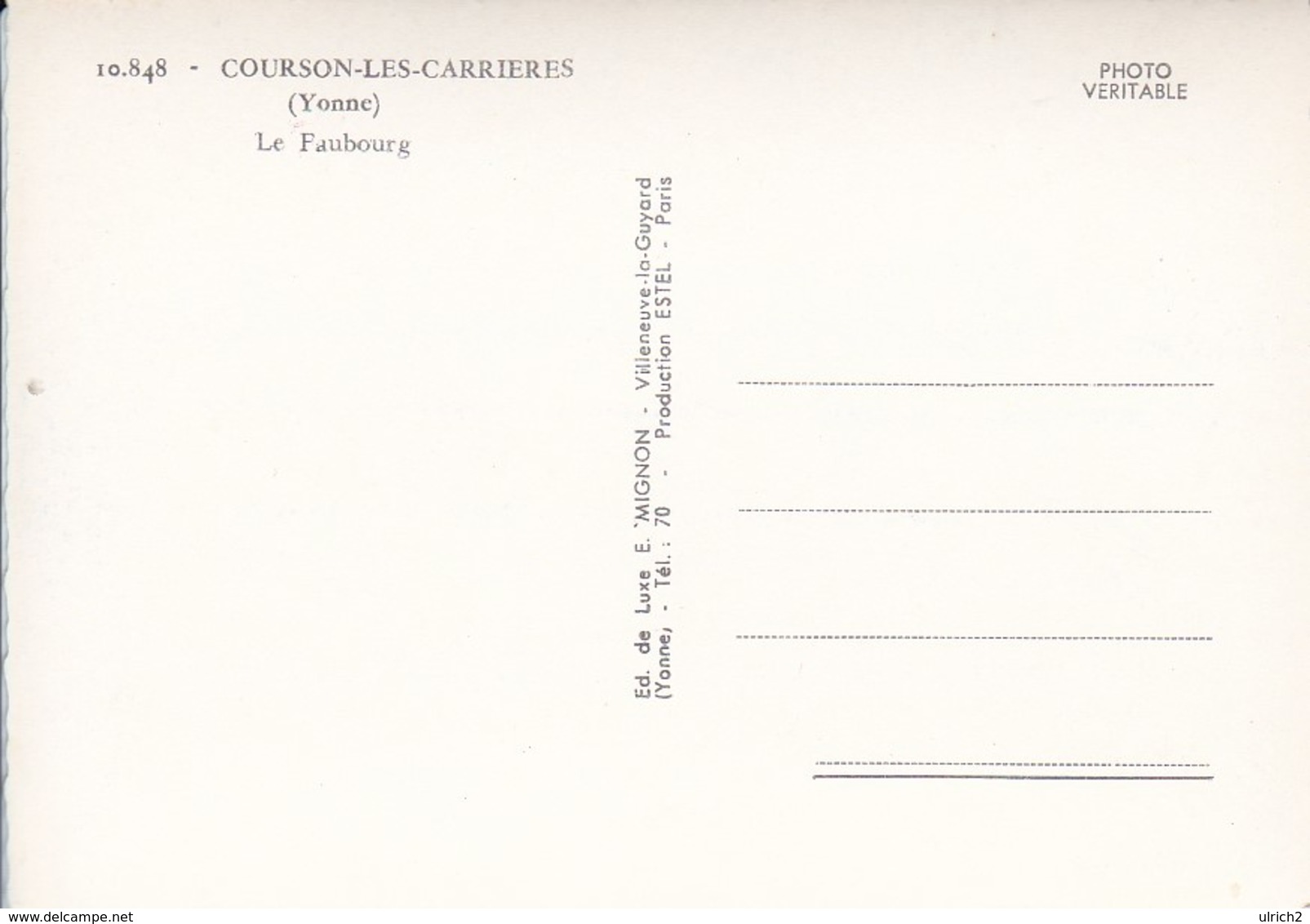 CPM Courson-les-Carrières - Le Faubourg (35874) - Courson-les-Carrières