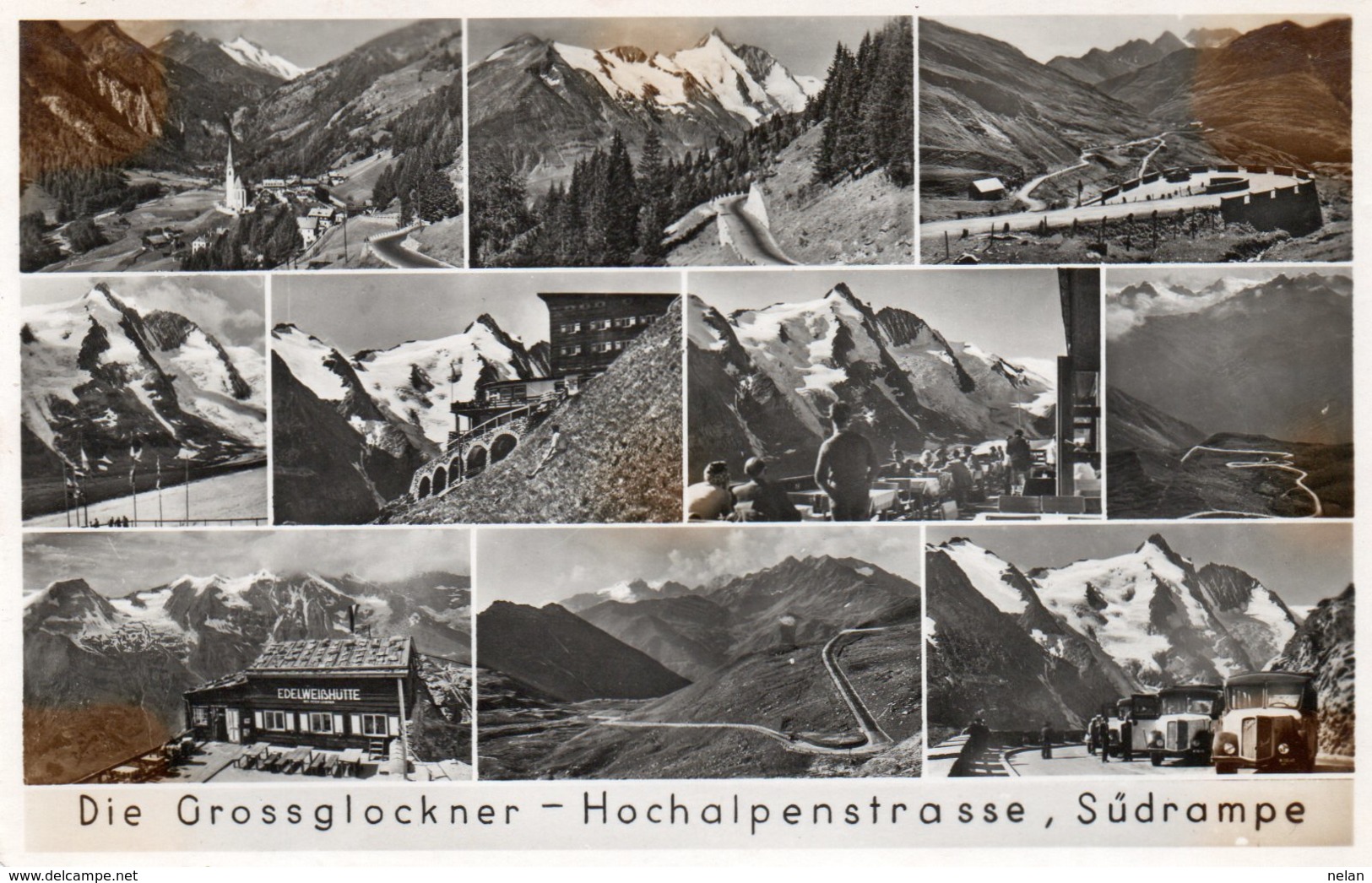 GROSSGLOCKNER-HOCHALPENSTRASSR-SUDRAMPE -NON VIAGGIATA-REAL PHOTO - Kals