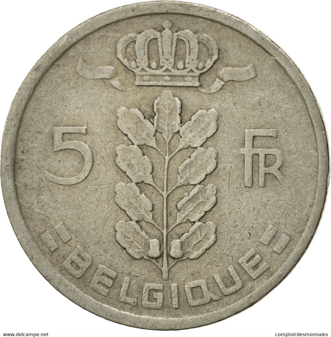 Monnaie, Belgique, 5 Francs, 5 Frank, 1949, TB+, Copper-nickel, KM:134.1 - 5 Francs