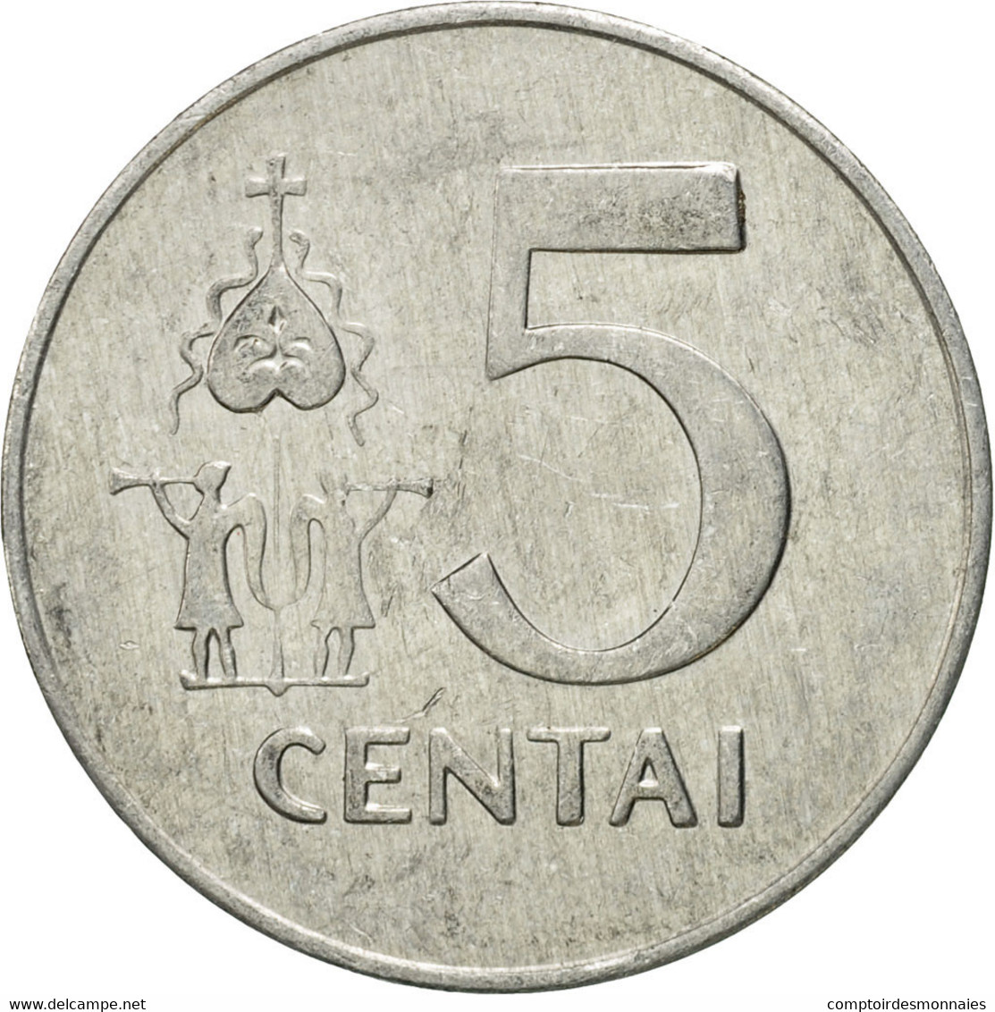 Monnaie, Lithuania, 5 Centai, 1991, TTB, Aluminium, KM:87 - Litauen