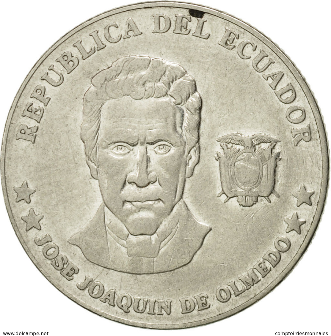 Monnaie, Équateur, 25 Centavos, 2000, TTB, Steel, KM:107 - Ecuador