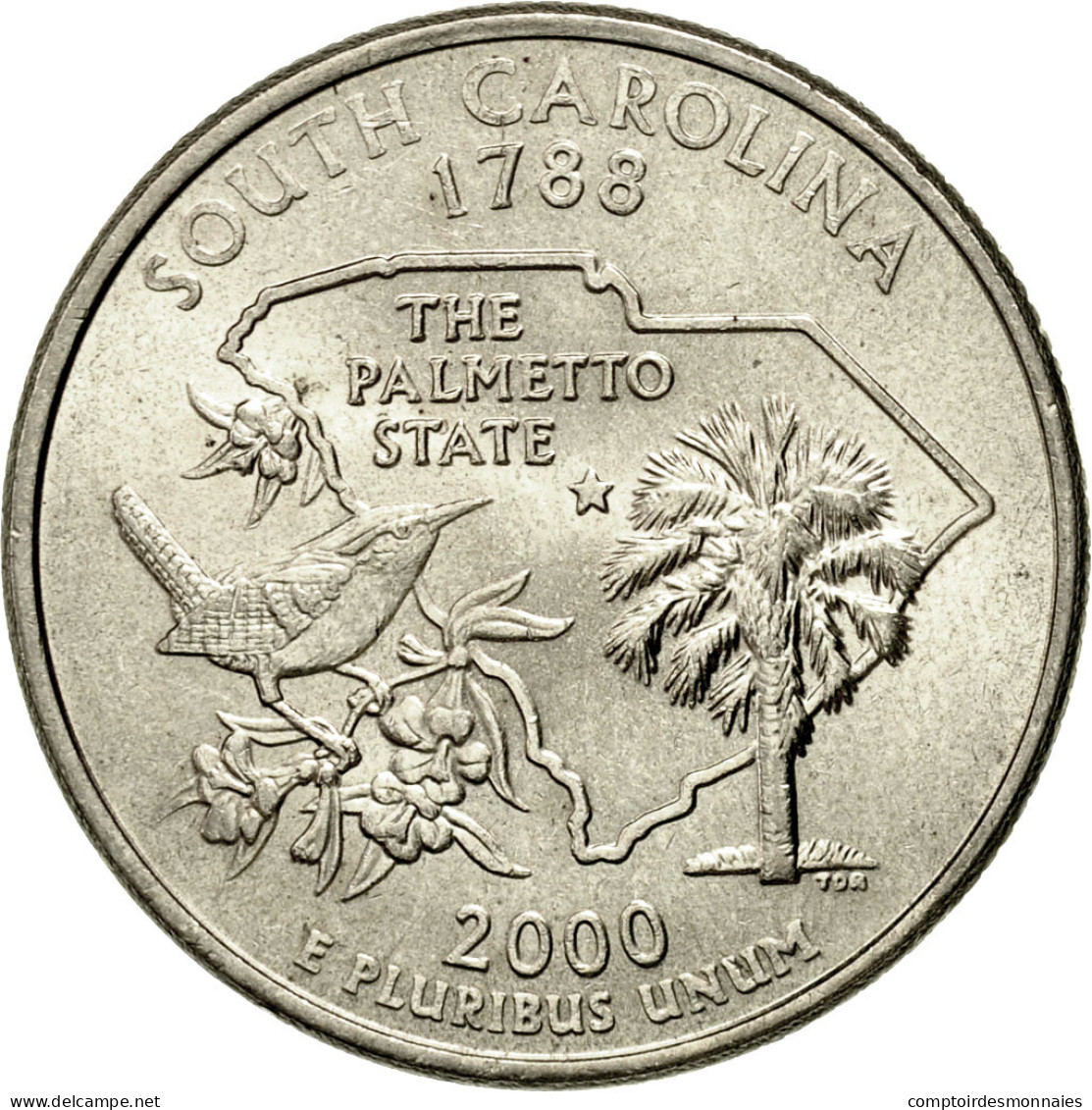 Monnaie, États-Unis, Quarter, 2000, U.S. Mint, Philadelphie, SUP+ - 1999-2009: State Quarters