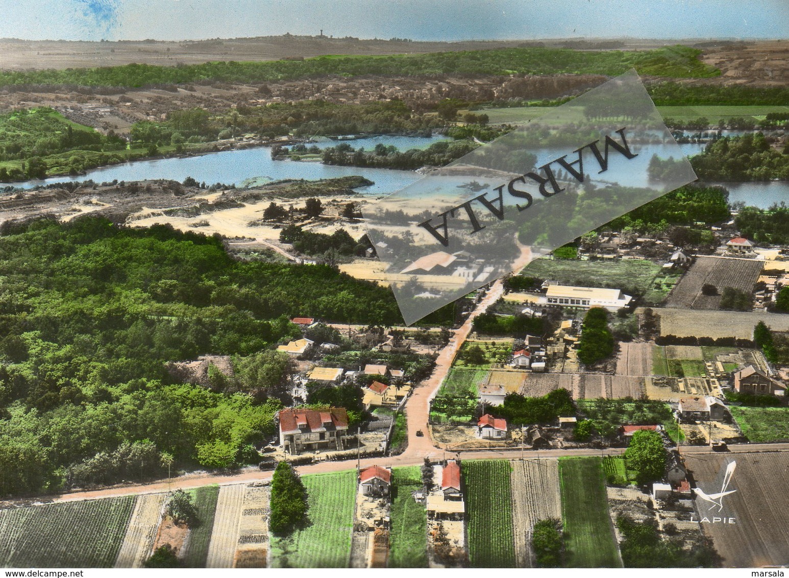 CPSM Neuville Sur Oise   Vue Panoramique  Les étangs - Neuville-sur-Oise