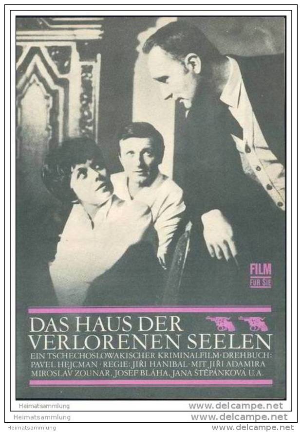 Film Für Sie Progress-Filmprogramm 67/68 - Das Haus Der Verlorenen Seelen - Film & TV