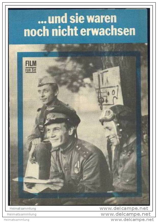 Film Für Sie Progress-Filmprogramm 111/68 - ...und Sie Waren Noch Nicht Erwachsen - Film & TV