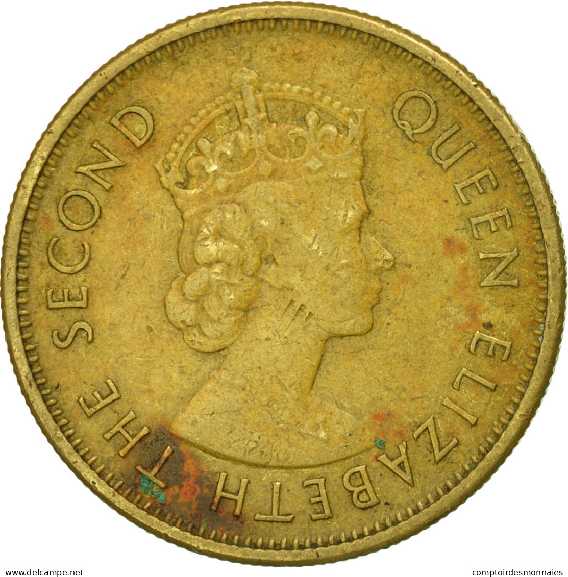 Monnaie, Etats Des Caraibes Orientales, Elizabeth II, 5 Cents, 1965 - Britse-karibisher Territorien