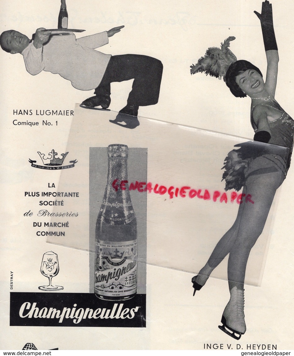 SCALA PROGRAMM- PROGRAMME FEERIE DE LA GLACE JEAN THELEN 1966- HEINZ STRAUSS-JACK LEE-ALAIN GILETTI-SIGRID KNAKE-KOCH - Programme