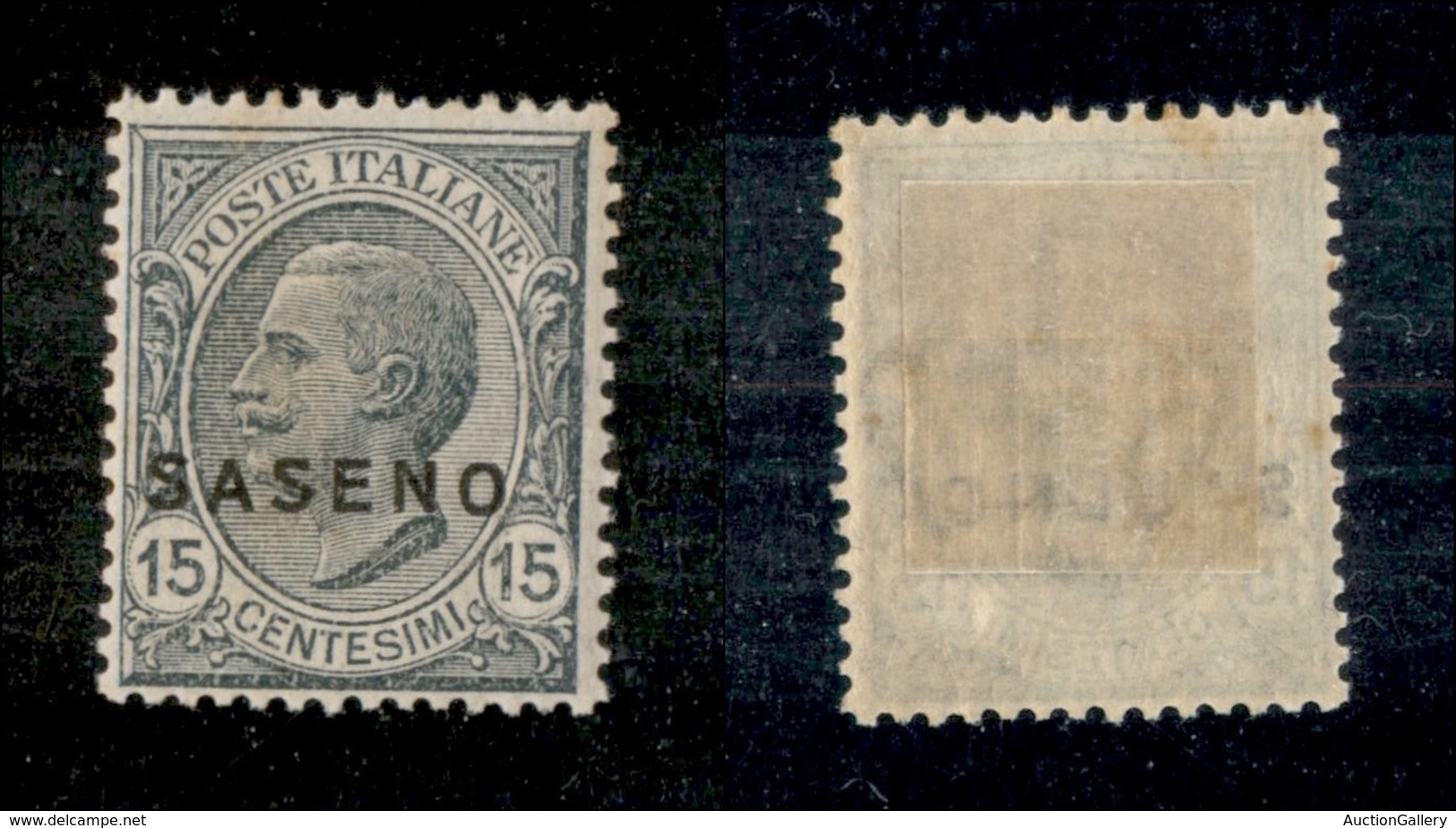 23260 COLONIE ITALIANE - SASENO - 1923 - 15 Cent Leoni Soprastampato (2) - Nuovo Con Gomma (70) - Other & Unclassified