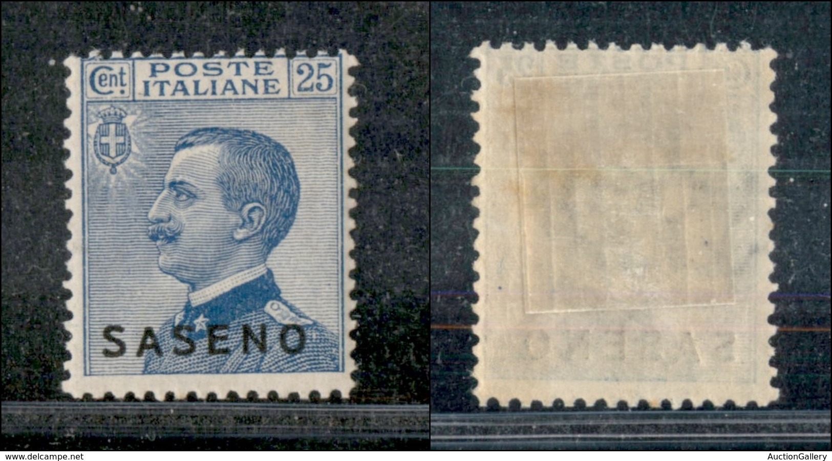 23263 COLONIE ITALIANE - SASENO - 1923 - 25 Cent Michetti Soprastampato (4) - Nuovo Con Gomma (70) - Other & Unclassified