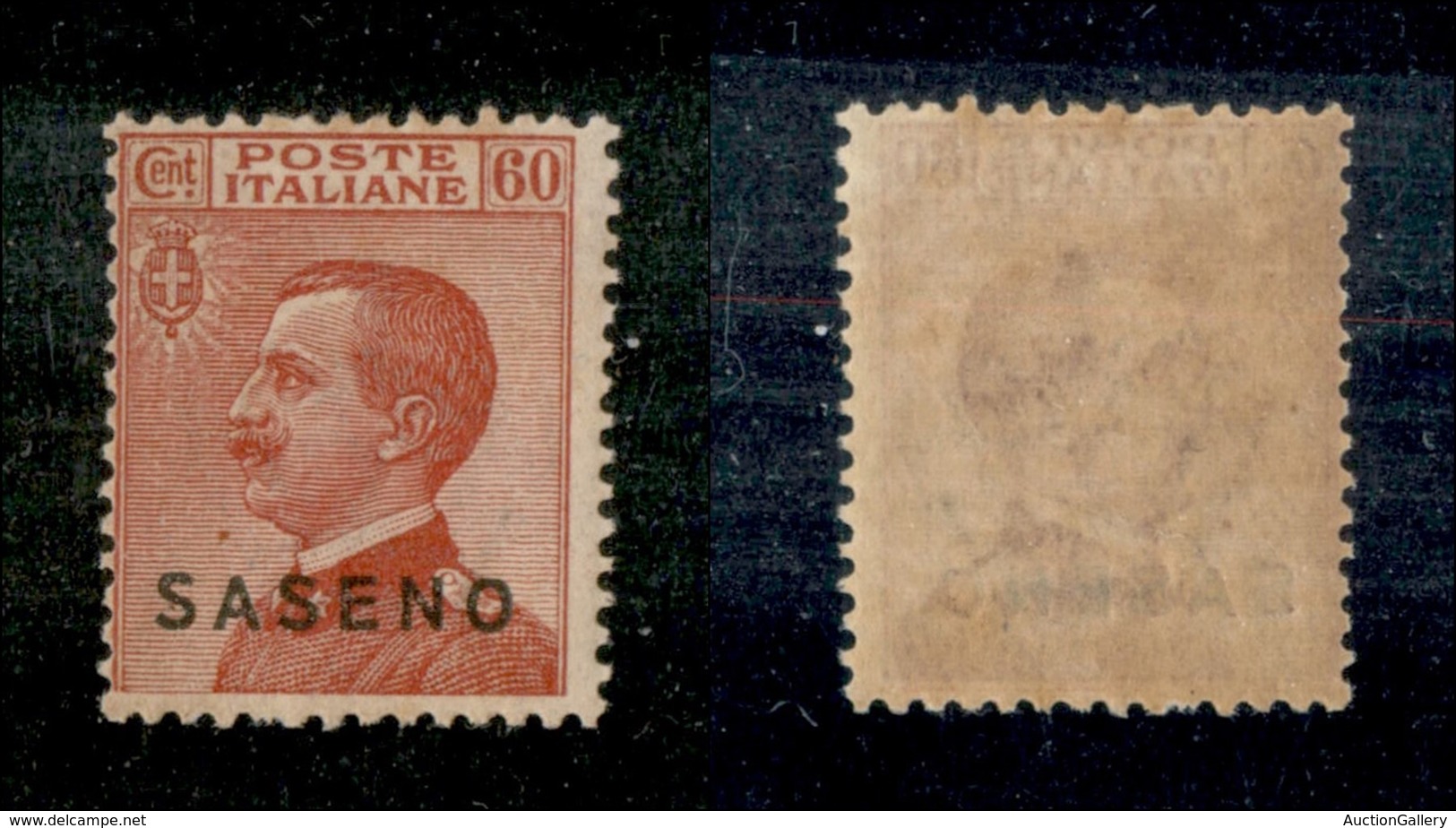 23267 COLONIE ITALIANE - SASENO - 1923 - 60 Cent Michetti Soprastampato (7) - Gomma Integra (175) - Other & Unclassified