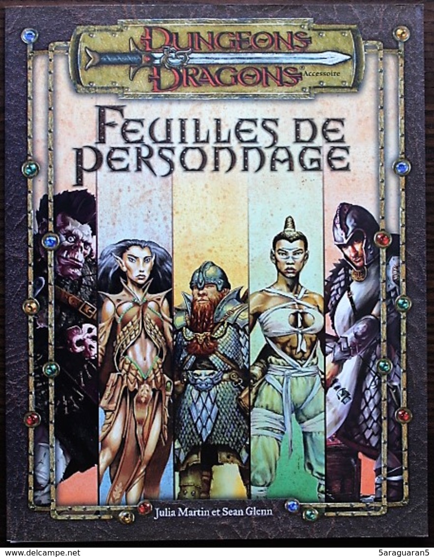 DUNGEONS & DRAGONS 3.5 - Feuilles De Personnages - Donjons & Dragons