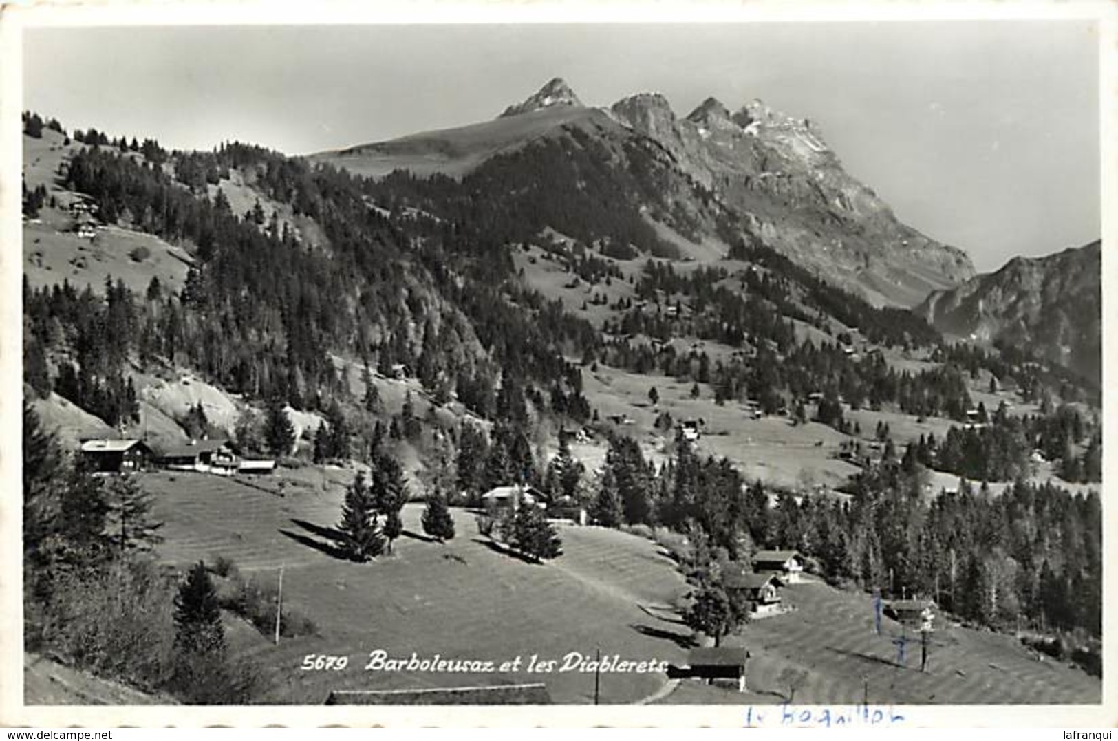 Suisse - Ref D359- Barboleusaz Et Les Diablerets  - Carte Bon Etat - - Bôle
