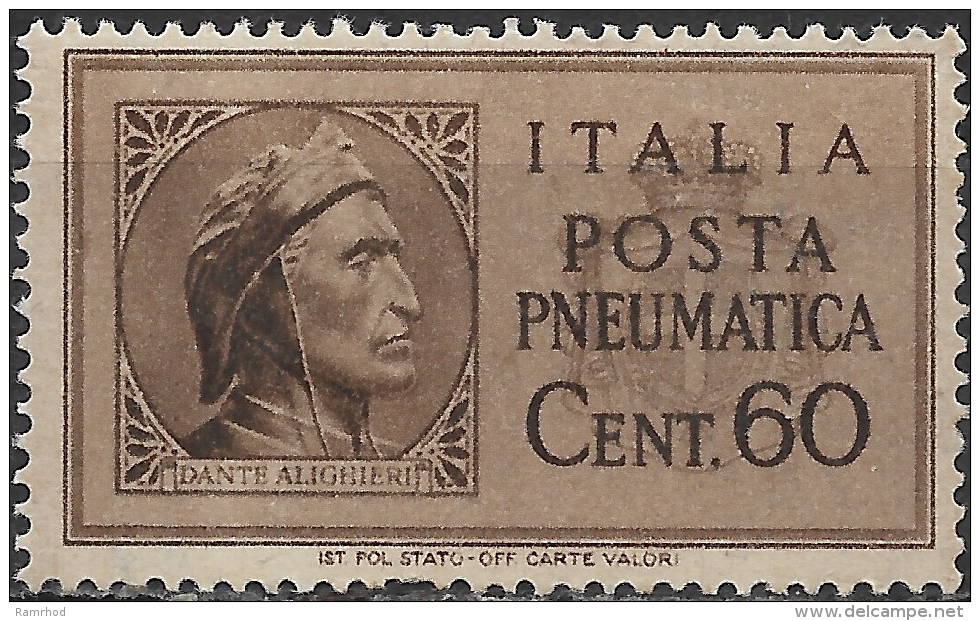 ITALY 1945 Pneumatic Post - 1932 Express - 2l50 King Victor Emmanuel III MNG - Other & Unclassified