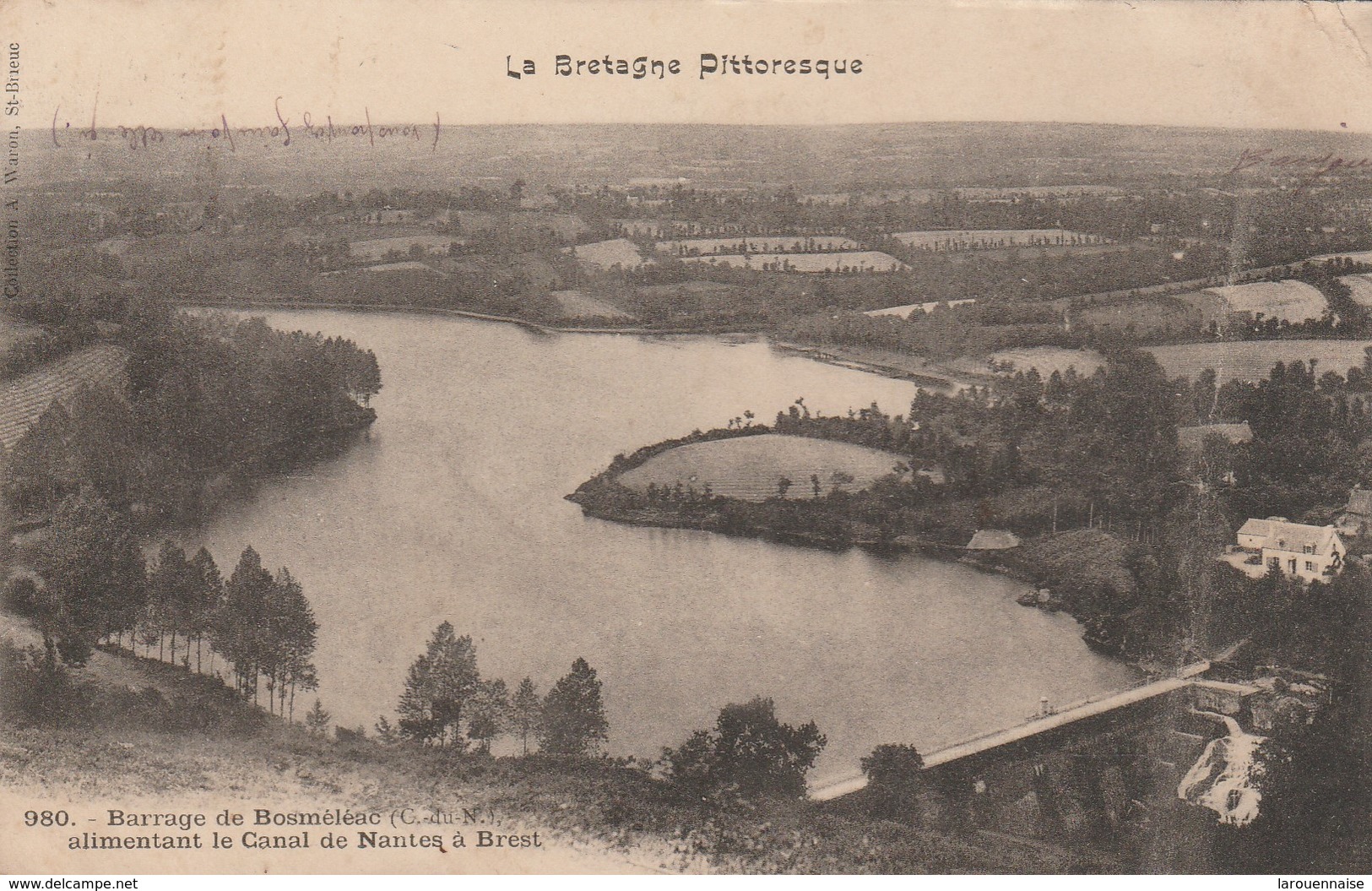 22 - ALLINEUC - Barrage De Bosméléac Alimentant Le Canal De Nantes à Brest - Bosméléac