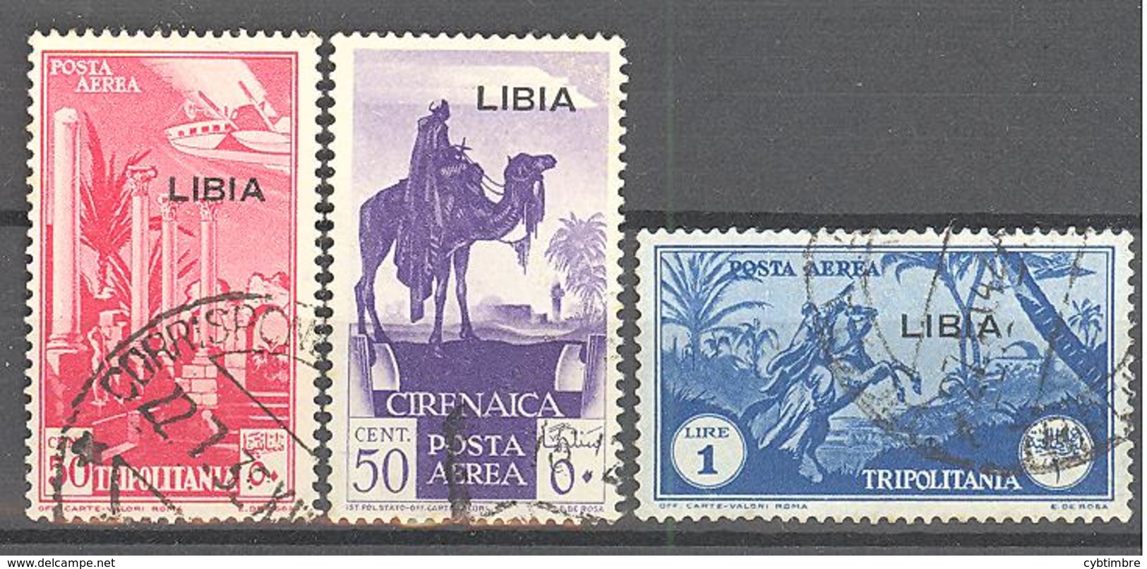 Libye: Yvert N° A 3/5;  Cote 2.40€ - Libya