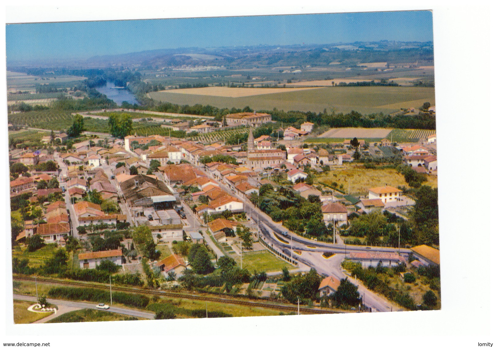 82 Labastide St Saint Pierre Vue Aerienne Cachet 1976 - Labastide Saint Pierre