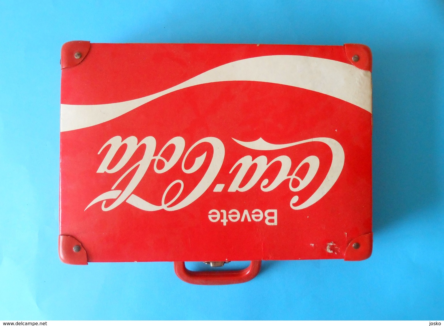 COCA-COLA ... Beautifull Original Vintage Plastic Suitcase ( 1950's ) RRR - Other & Unclassified