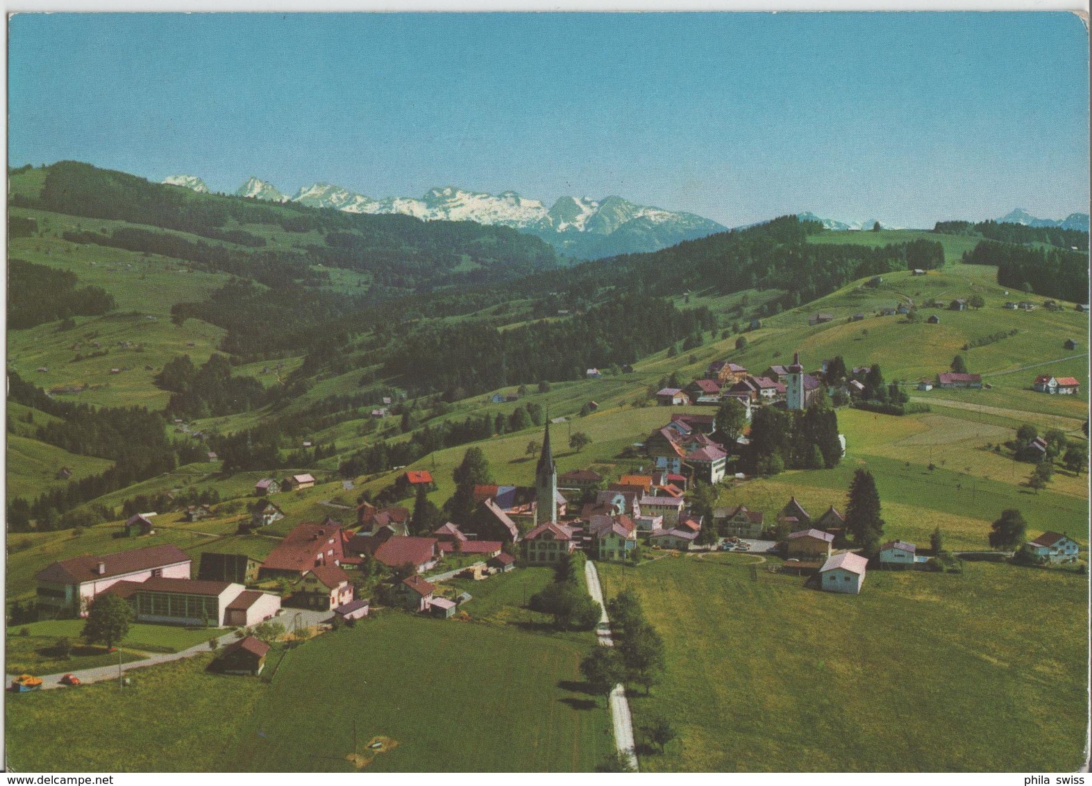 Flugaufnahme Kurort Hemberg Mit Churfirsten - Photo: M. + R. Eggler - Hemberg