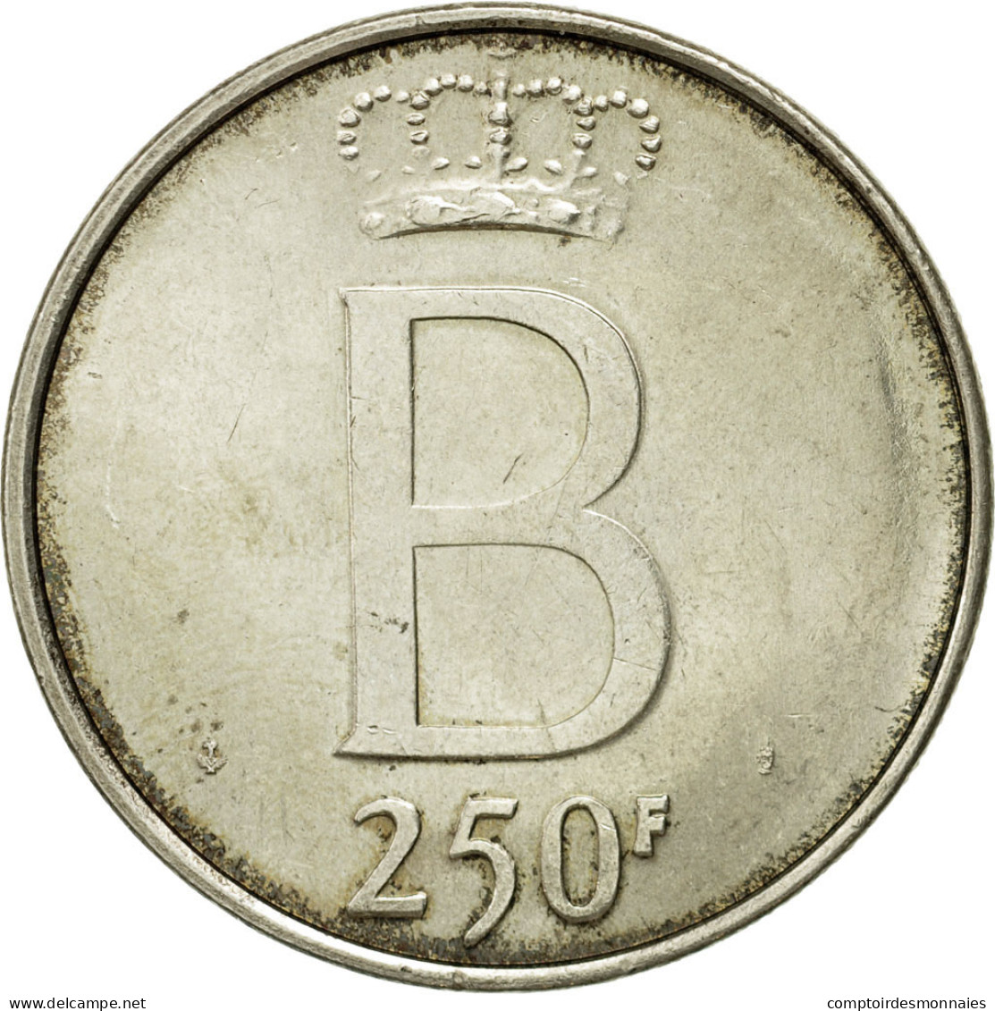 Monnaie, Belgique, 250 Francs, 250 Frank, 1976, Bruxelles, TTB, Argent, KM:157.1 - 250 Francs