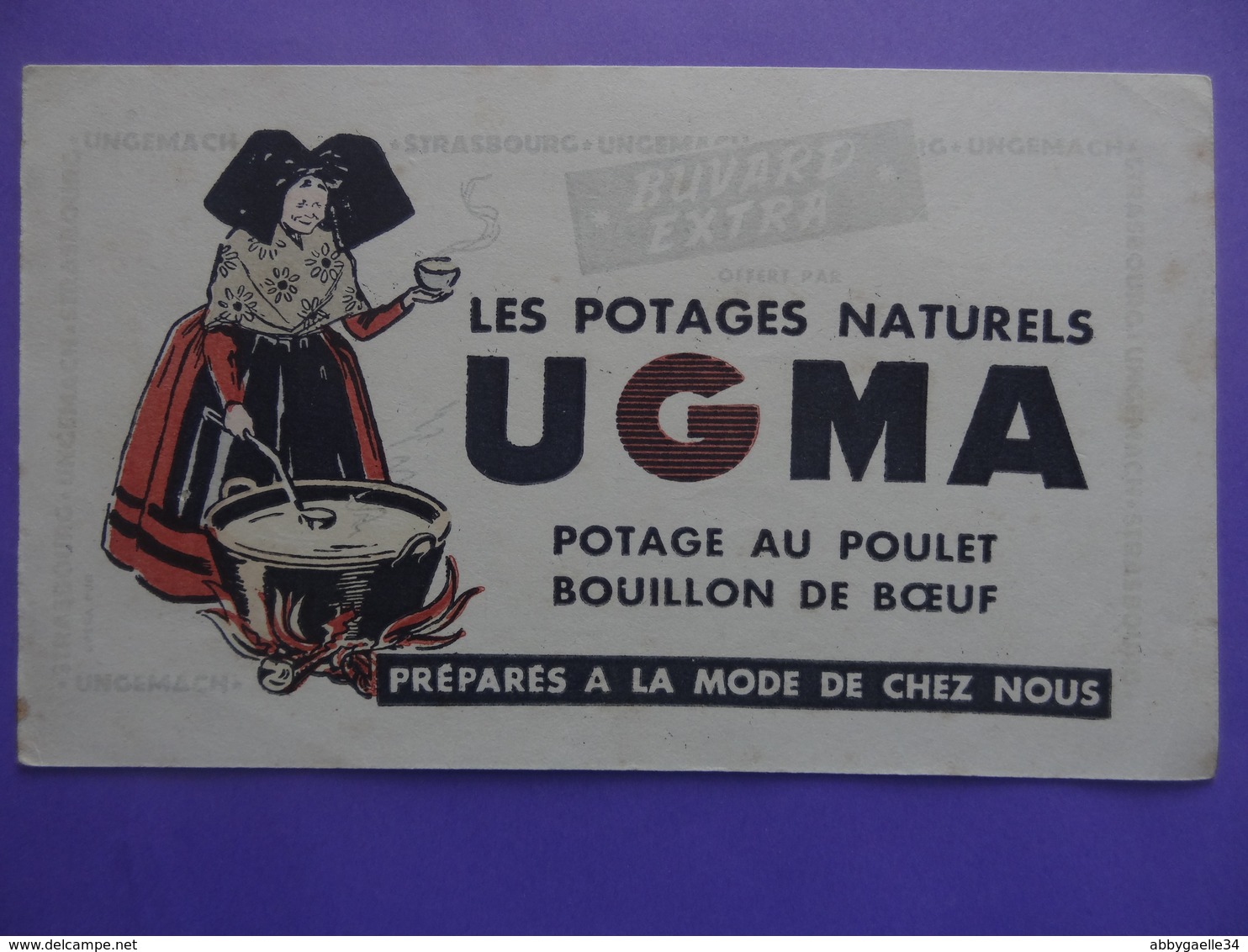 Potages Naturels UGMA Strasbourg (Bas-Rhin) Couleurs Passées Petites Rousseurs - Soups & Sauces