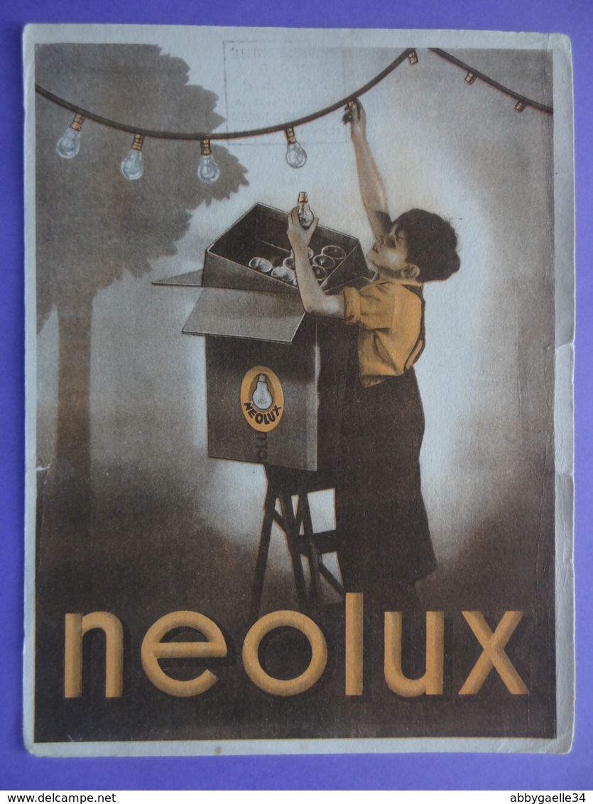 Rare Néolux Ampoule Enfant électricité Luminaire Lumière - Elektriciteit En Gas