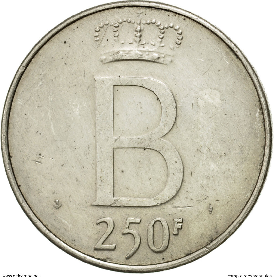 Monnaie, Belgique, 250 Francs, 250 Frank, 1976, Bruxelles, TTB, Argent, KM:158.1 - 250 Frank