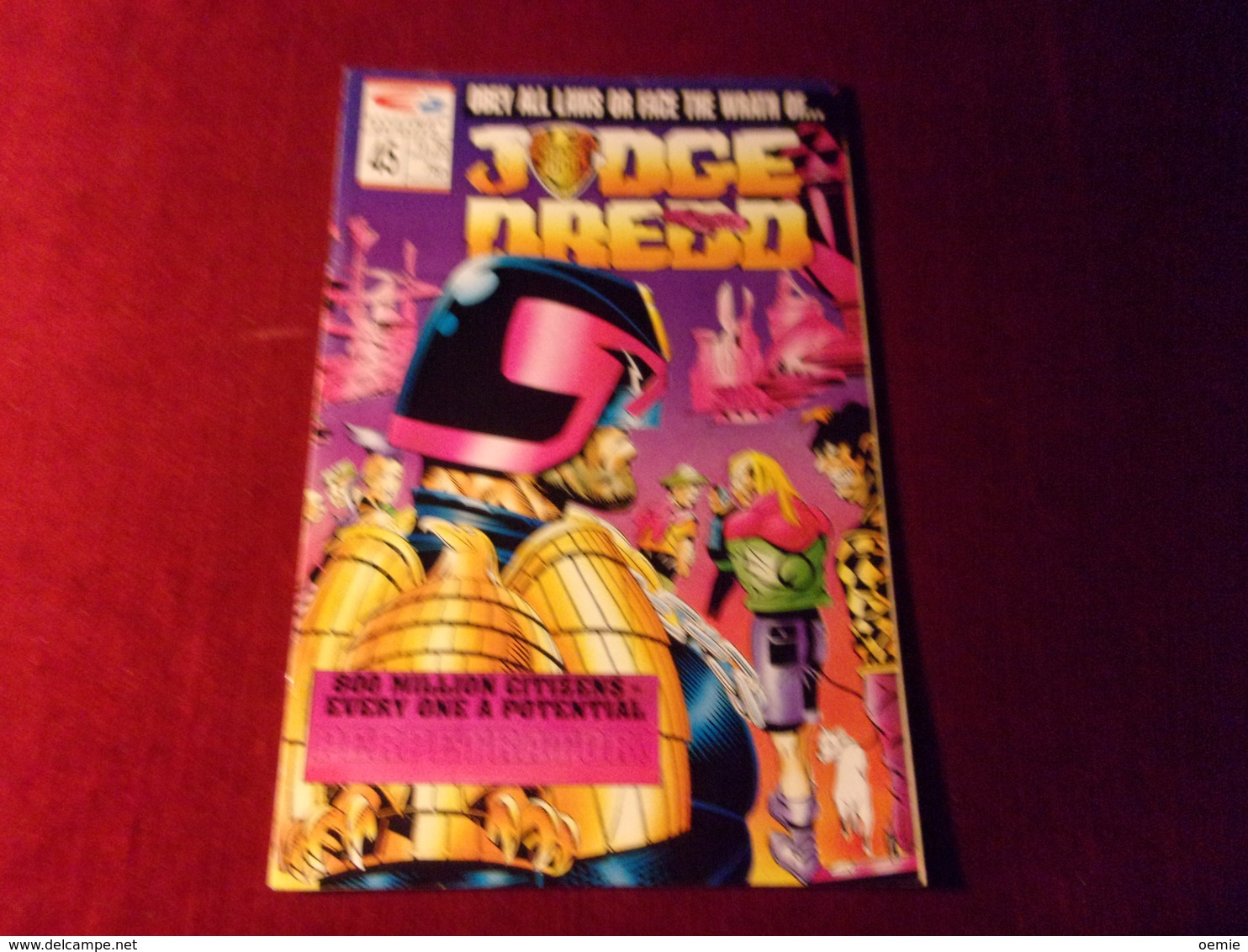 JUDGE  DREDD °  No 45 - Other Publishers