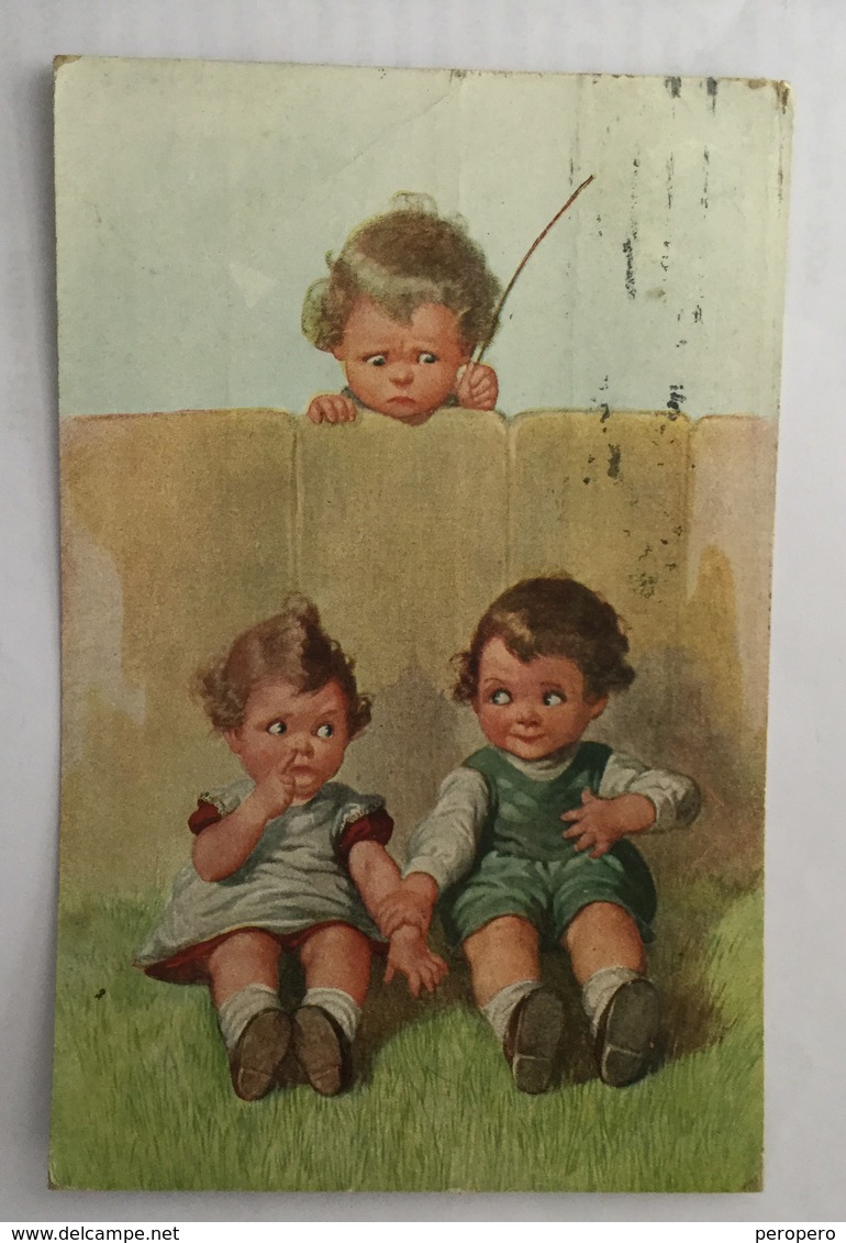 AK  WALLY  FIALKOWSKA   GIRLS CHILDREN  NICE POLISH STAMPS!!!! - Fialkowska, Wally