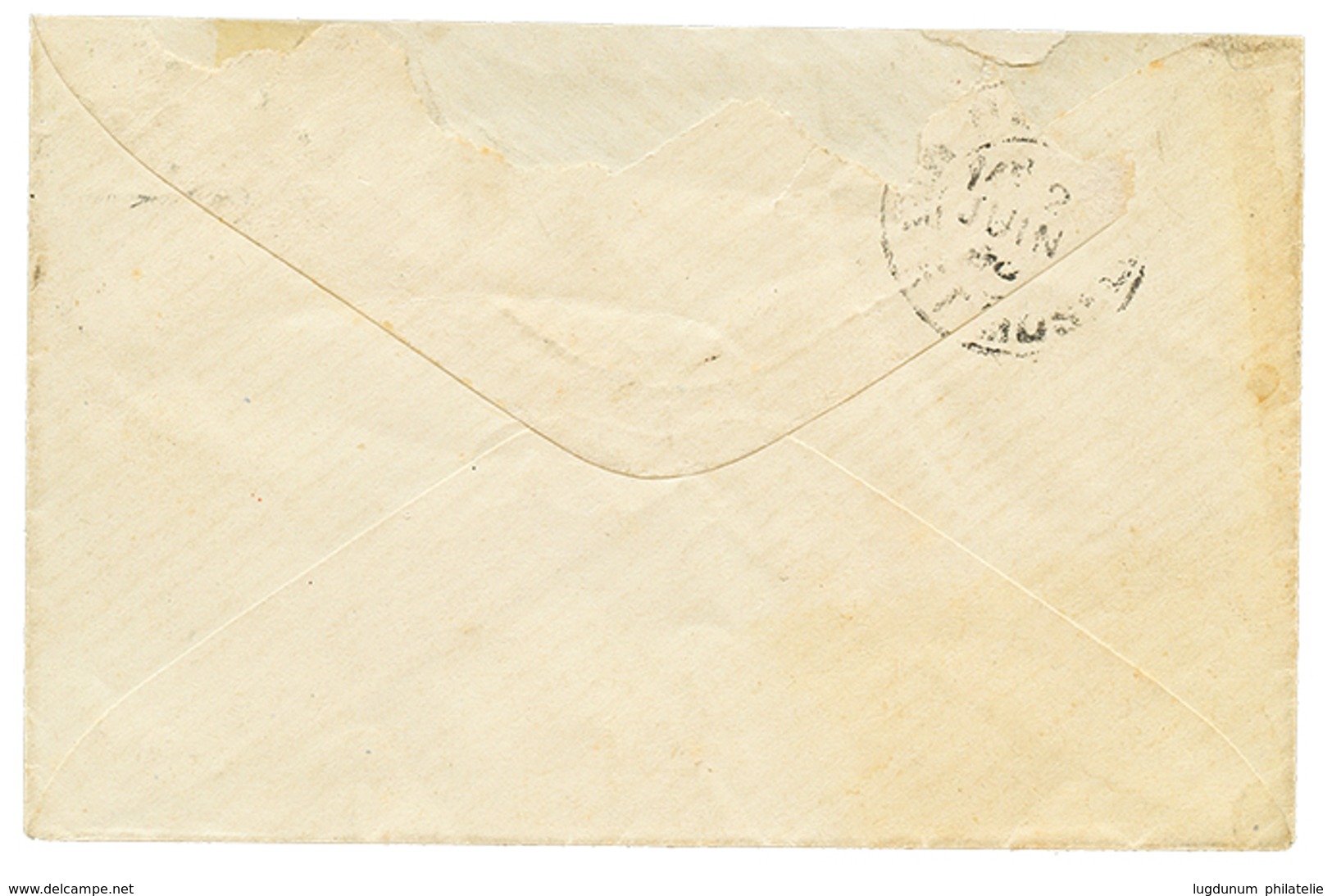 492 MEURTHE ET MOSELLE : 1895 15c SAGE Obl. Superbe Cachet LAY-ST CRISTOPHE Sur Enveloppe. TTB. - 1876-1878 Sage (Type I)
