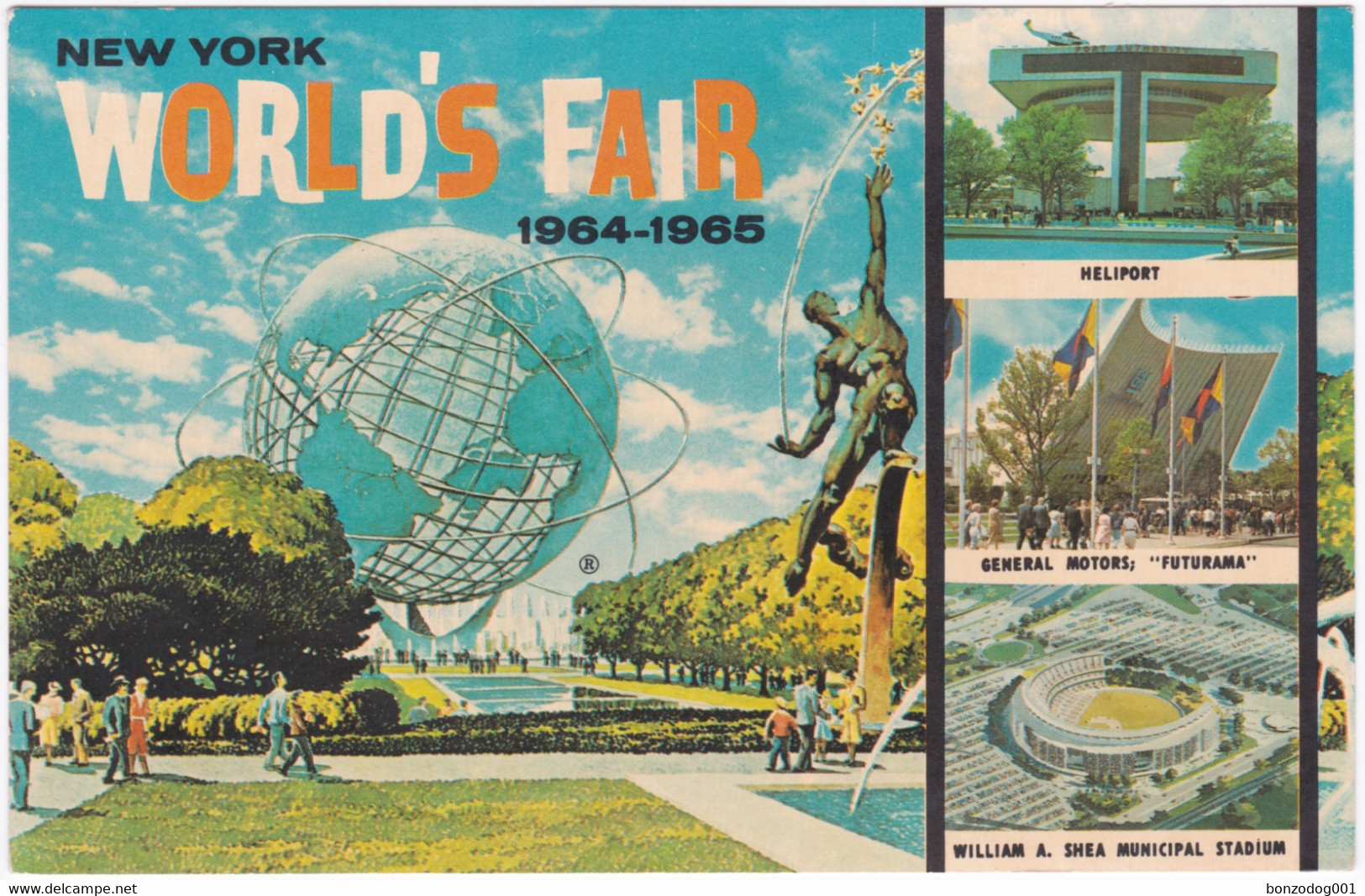 New York World’s Fair 1964-1965 "Peace Through Understanding". Unposted - Exhibitions