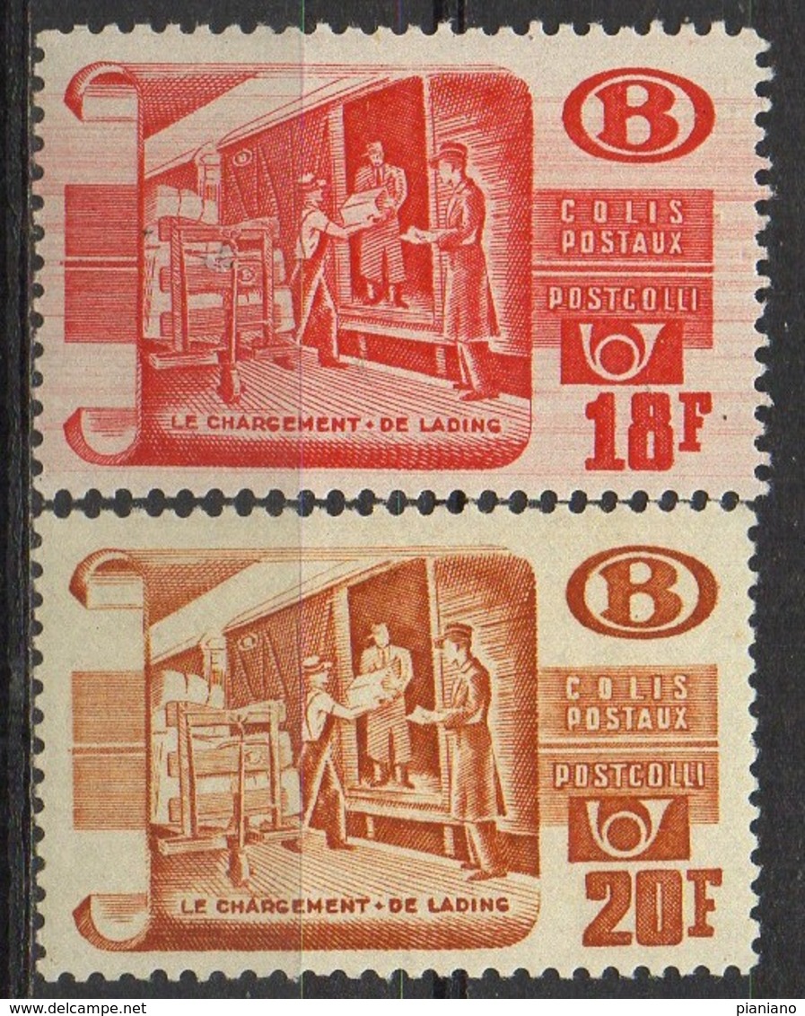 PIA - BEL - 1950-52 - Servizi Dei Pacchi Postali-  (Yv Pacchi  322-29) - Gepäck [BA]