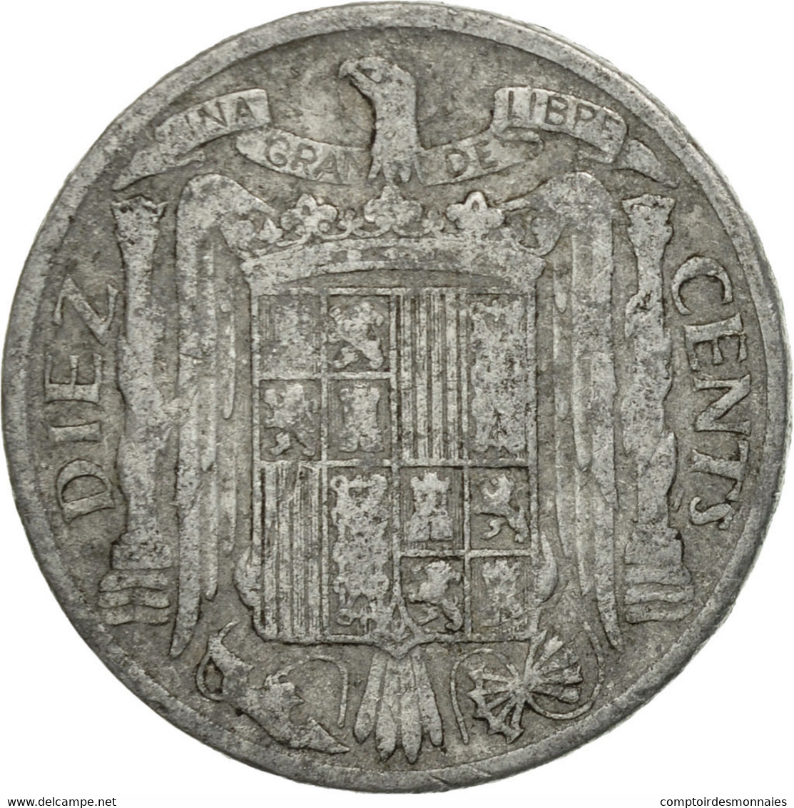 Monnaie, Espagne, 10 Centimos, 1953, TB, Aluminium, KM:766 - 10 Pesetas