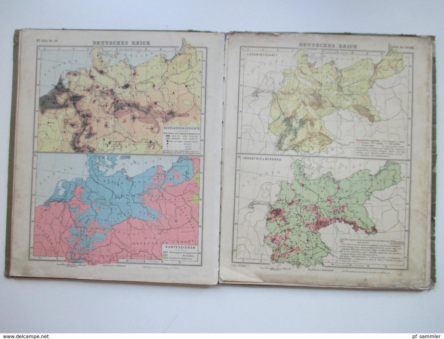 Debes Schulatlas mit 76 Karten Leipzig H. Wagner & E. Debes. Jahr 1914