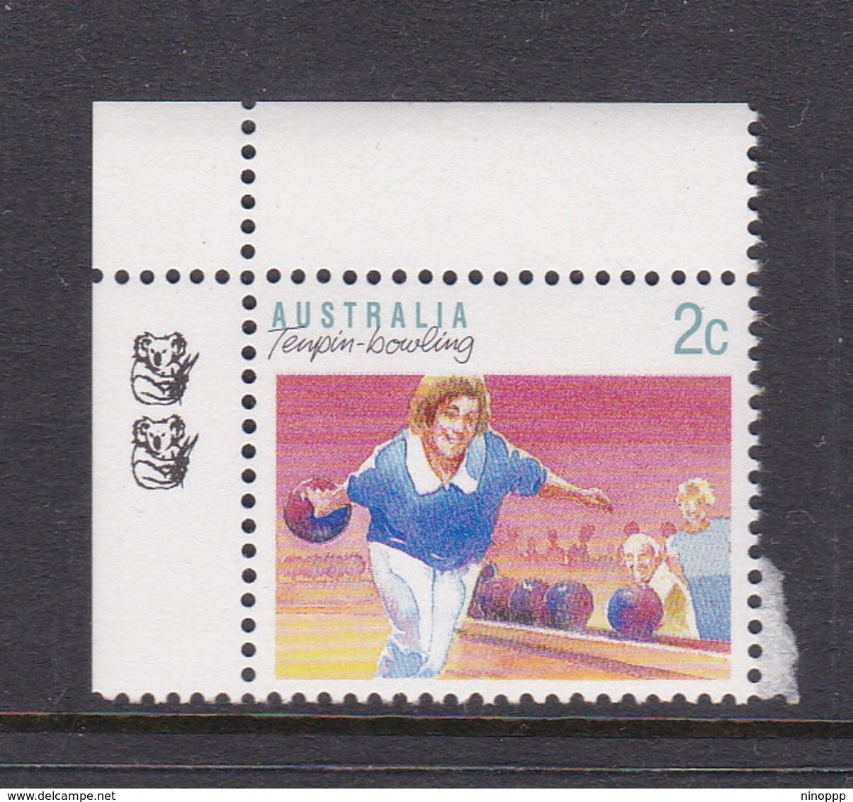 Australia ASC 1183a 1989 Sports 2c Bowling 2 Koalas,mint Never Hinged - Probe- Und Nachdrucke