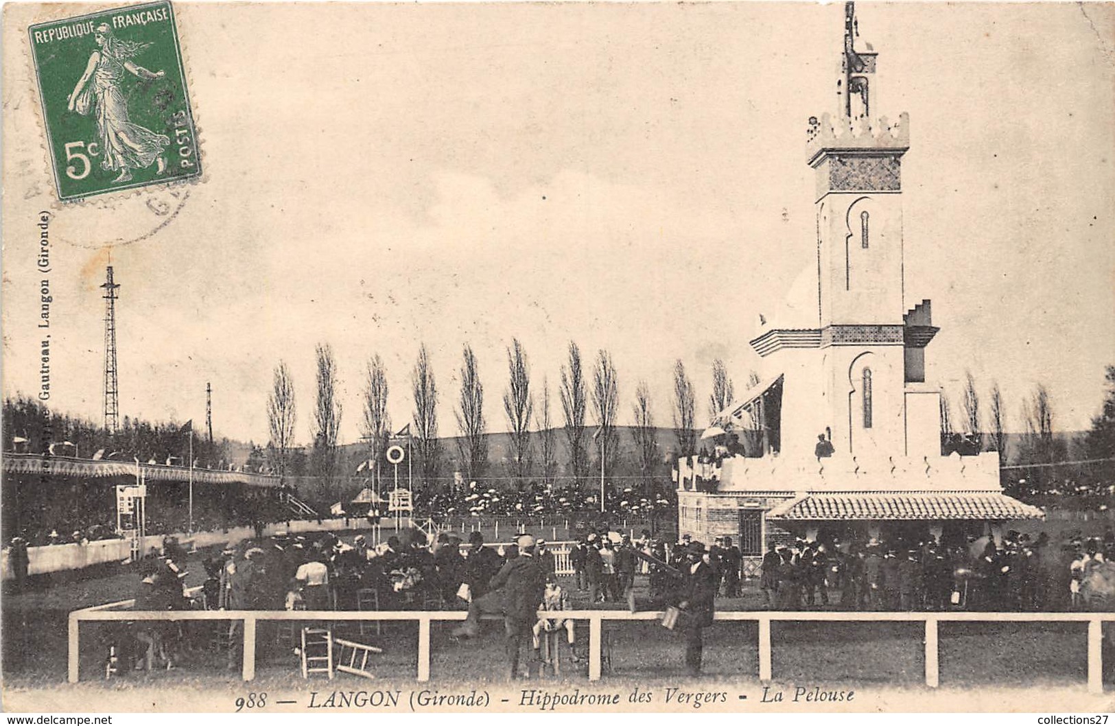 33-LANGON- HIPPODROME DES VERGERS - LA PELOUSE - Langon