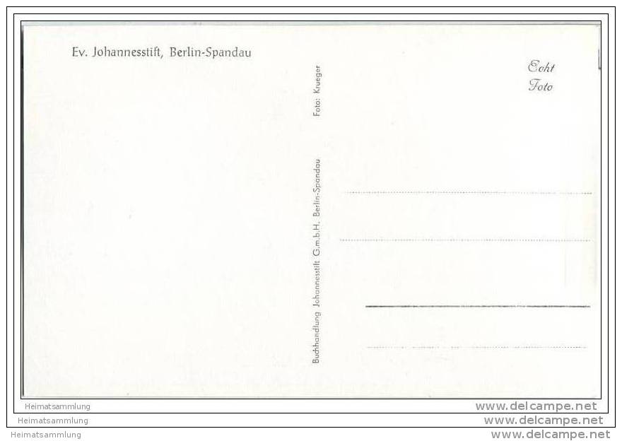 Berlin-Spandau - Ev. Johannesstift - Foto-AK - Spandau