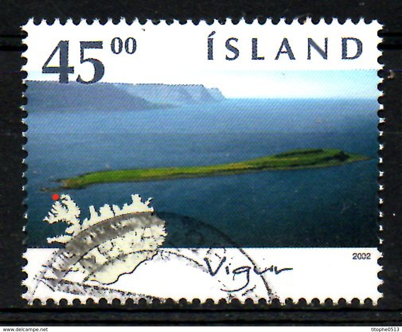 ISLANDE. N°947 Oblitéré De 2002. Vigur. - Gebraucht