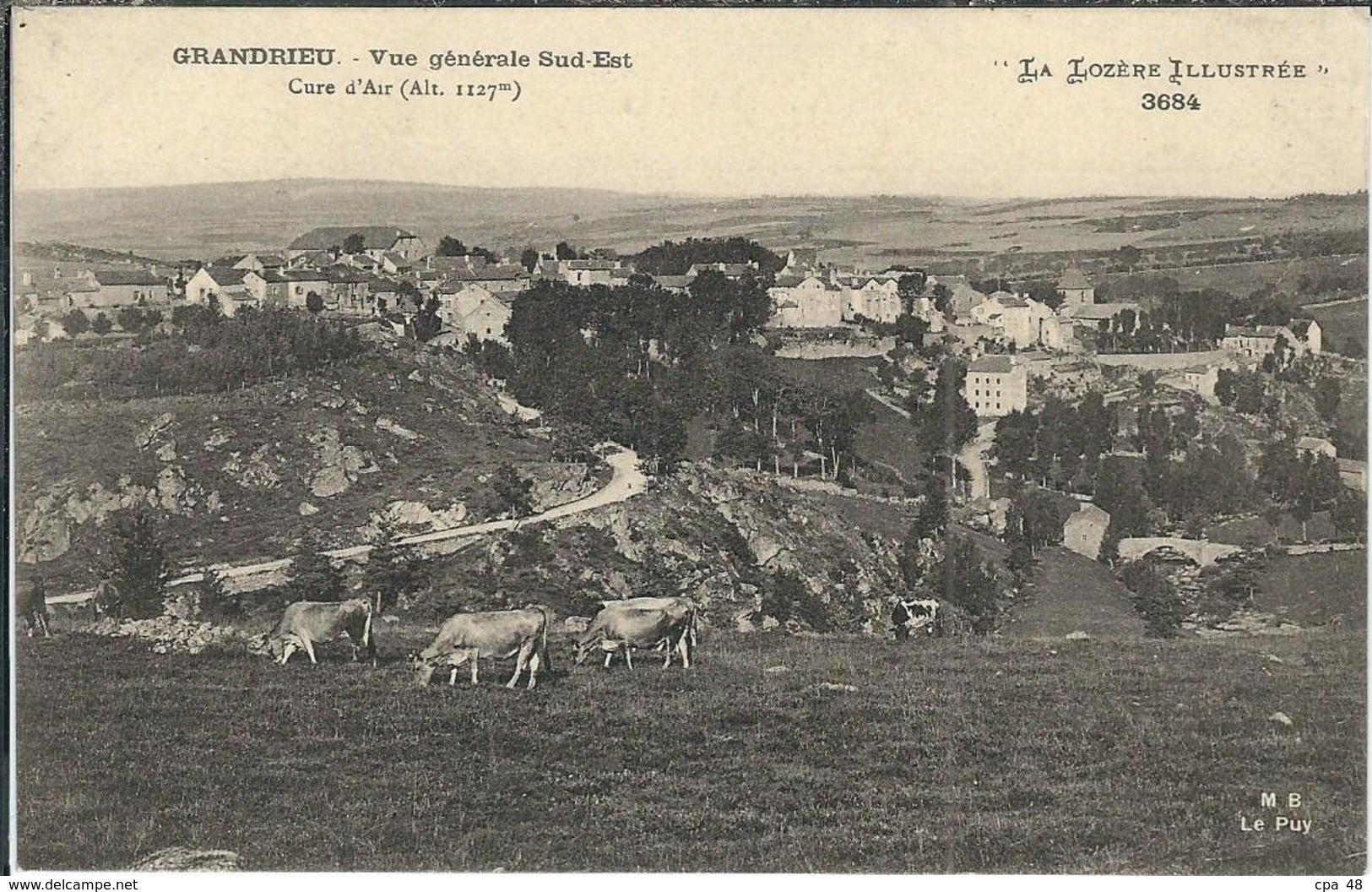 Grandrieux : Vue Générale Sud Est - Gandrieux Saint Amans