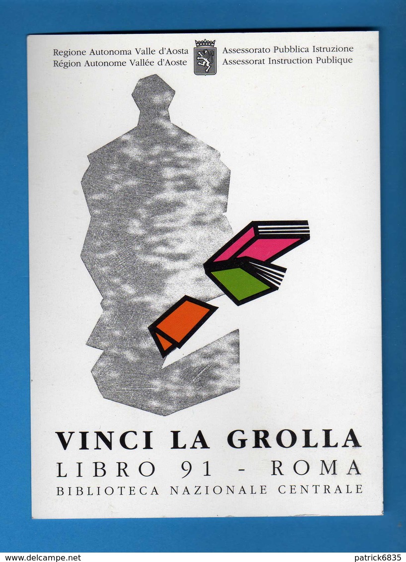 (Riz2) VINCI LA GROLLA- ROMA LIBRO 91 Biblioteca Centrale Nazionale. No Viaggiata  Vedi Descrizione. - Exhibitions