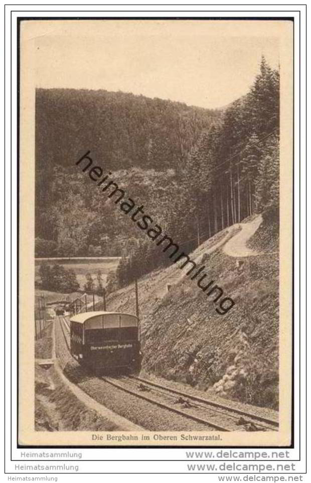 Die Bergbahn Im Schwarzatal 30er Jahre - Oberweissbach