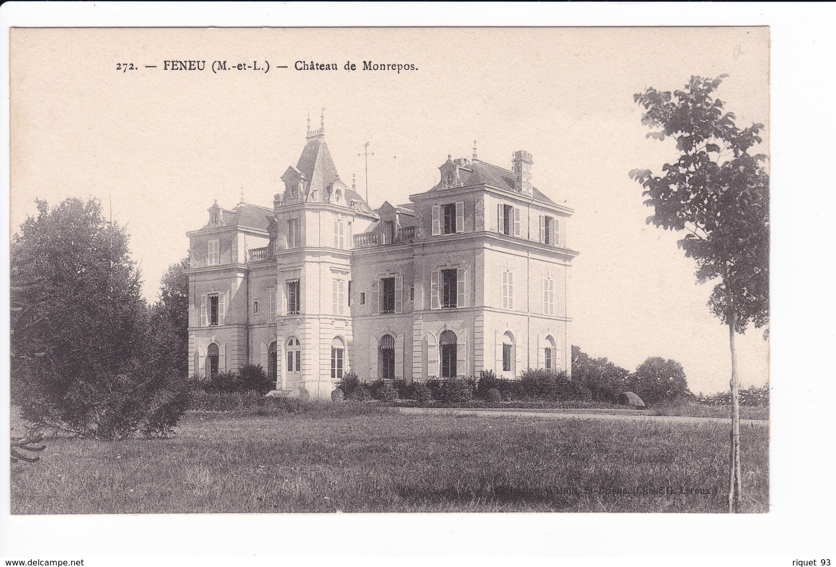 272 - FENEU - Château De Monrepos - Other & Unclassified