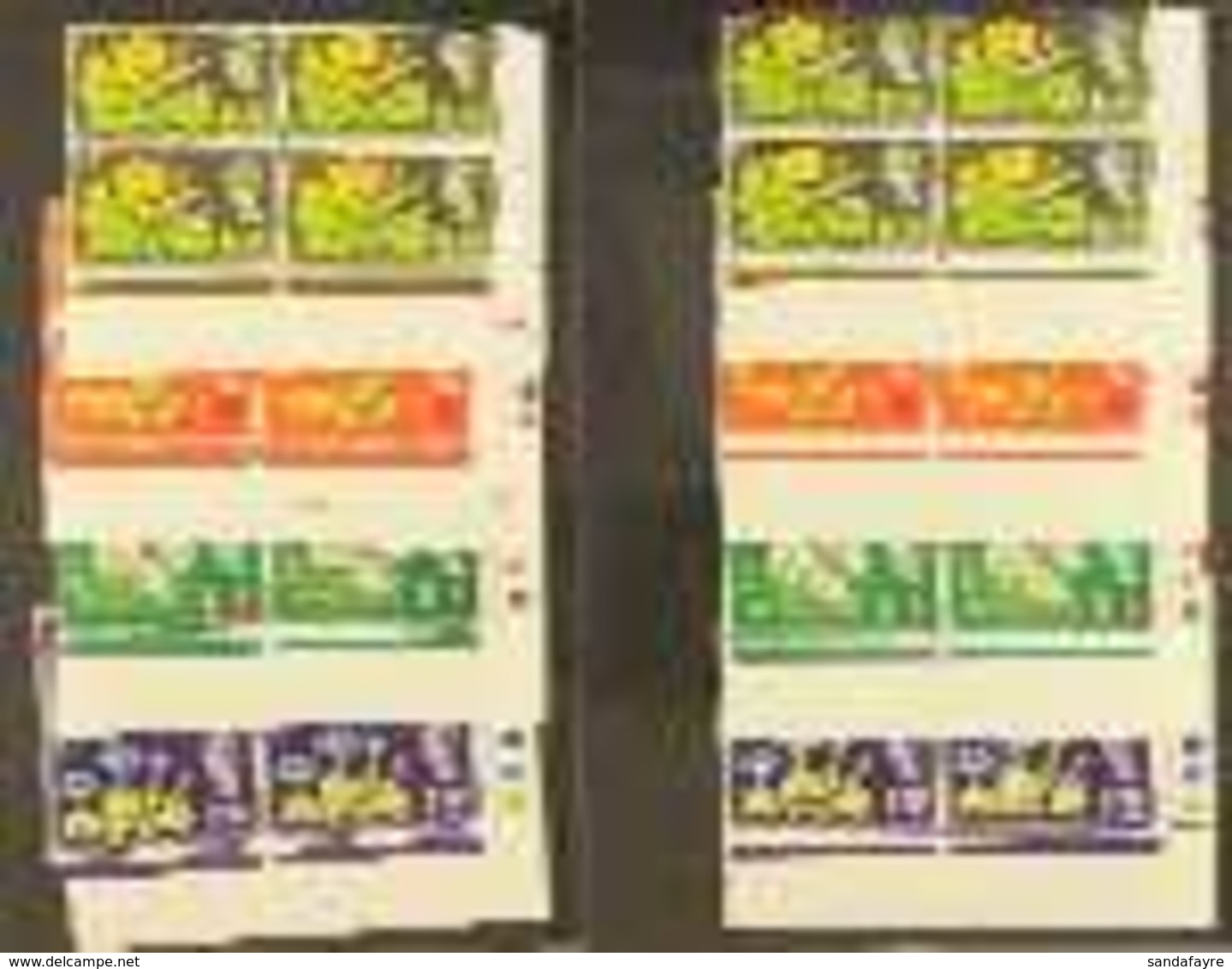 1964  Botanical Congress Normal & Phosphor Complete Sets, SG 655/58 & SG 655p/58p, Never Hinged Mint 'Traffic Light' Low - Andere & Zonder Classificatie