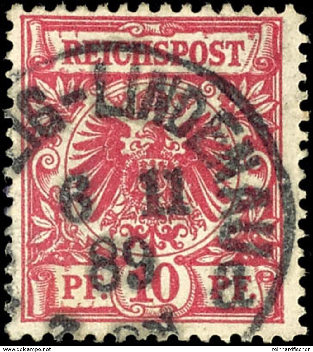 2239 10 Pf. Magenta, Gest., Gepr. Zenker BPP, Mi. 100.-, Katalog: 47aa O - Andere & Zonder Classificatie