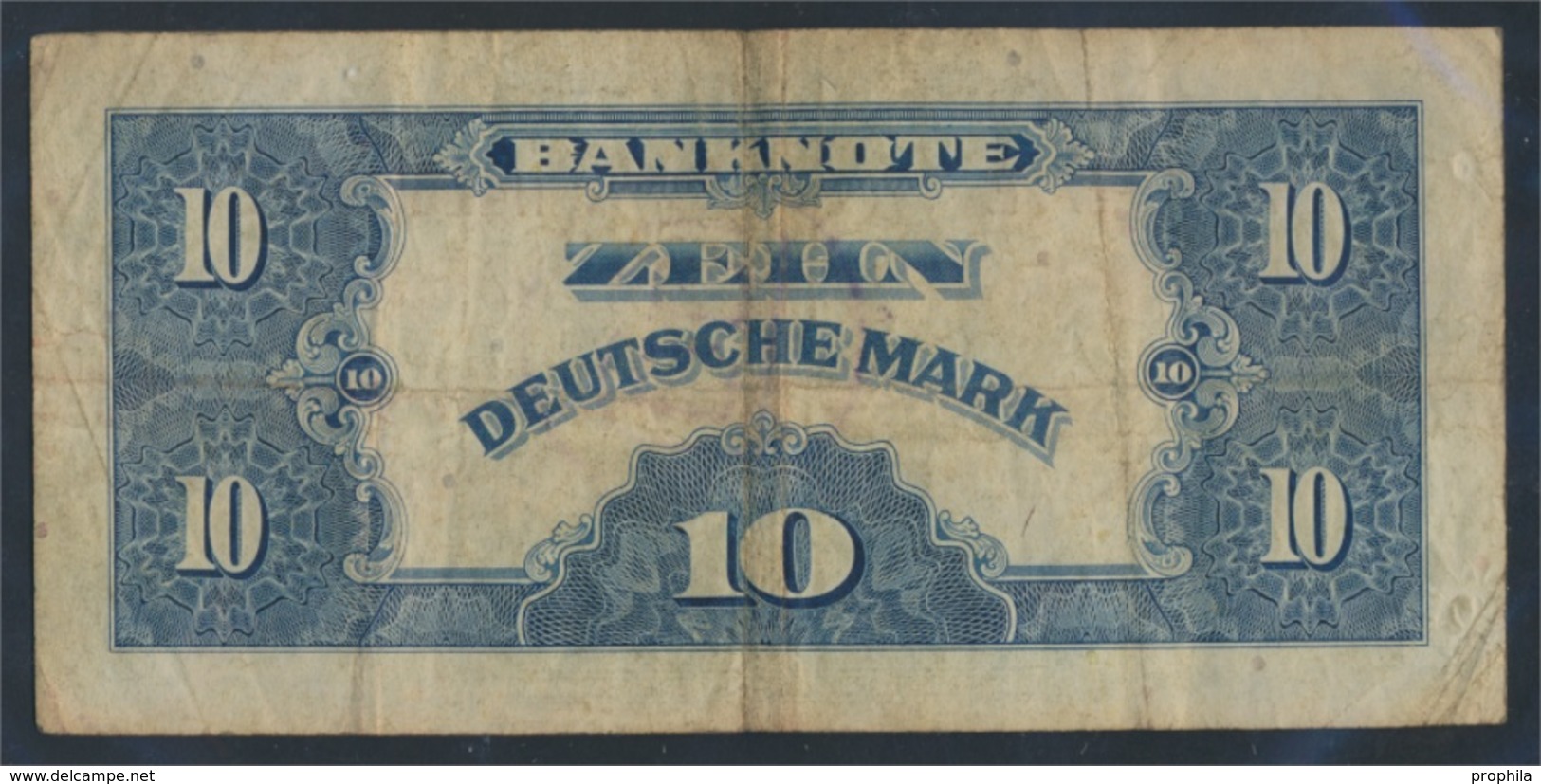 BRD Rosenbg: 239a Mit B-Stempel Ausgabe Für West-Berlin Gebraucht (III) 1948 10 Deutsche Mark (9223270 - Autres & Non Classés