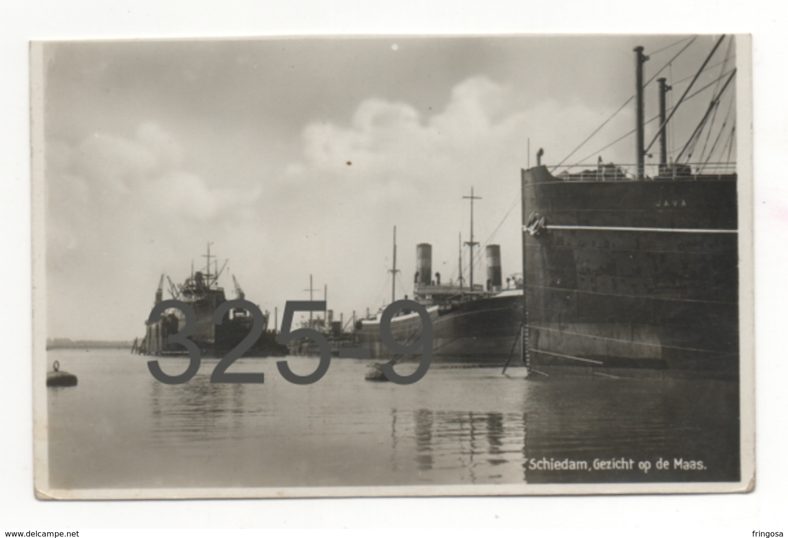 Schiedam, Gezicht Op De Maas: Real Photo - Schiedam