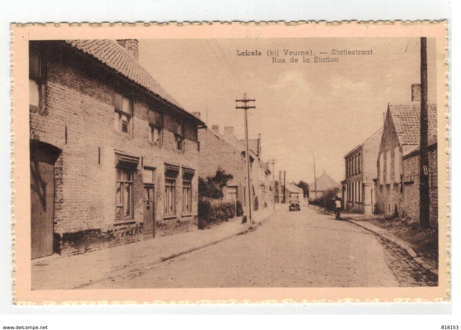 Leisele (bij Veurne) - Statiestraat  Rue De La Station - Alveringem